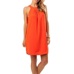 Southern Tide Women's Red Shift Dress Sleeveless size XL